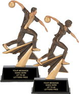 Bowling Star Power Resin Trophies