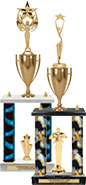 Two-Post Trophies with Cup