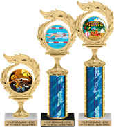 Wreath Framed Color Insert Trophies