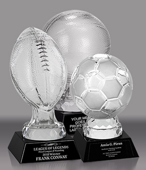 Sport Ball Crystal Awards