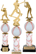 Baseball Squeeze & Spin Riser Trophies