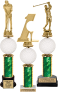 Golf Squeeze & Spin Riser Trophies
