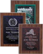 Laser Engraved Plaques with Colored Engraving Plates