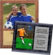 Soccer Team Photo Plaques