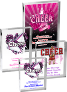 Cheer Vibrix Acrylic Awards [1 inch thick]