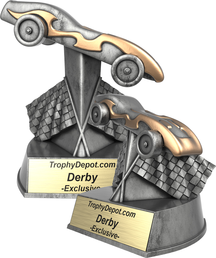 Exclusive Derby Resin Sculpture Trophies