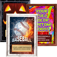 Exclusive Full Color Plaques - Stock or Custom