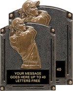 Golf Male Legends of Fame Resin Trophies