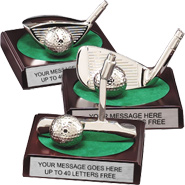 Silver Plated Golf Awards