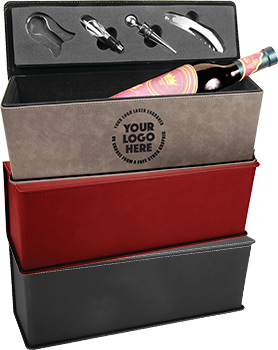 Leatherette Single Wine Boxes with Tools