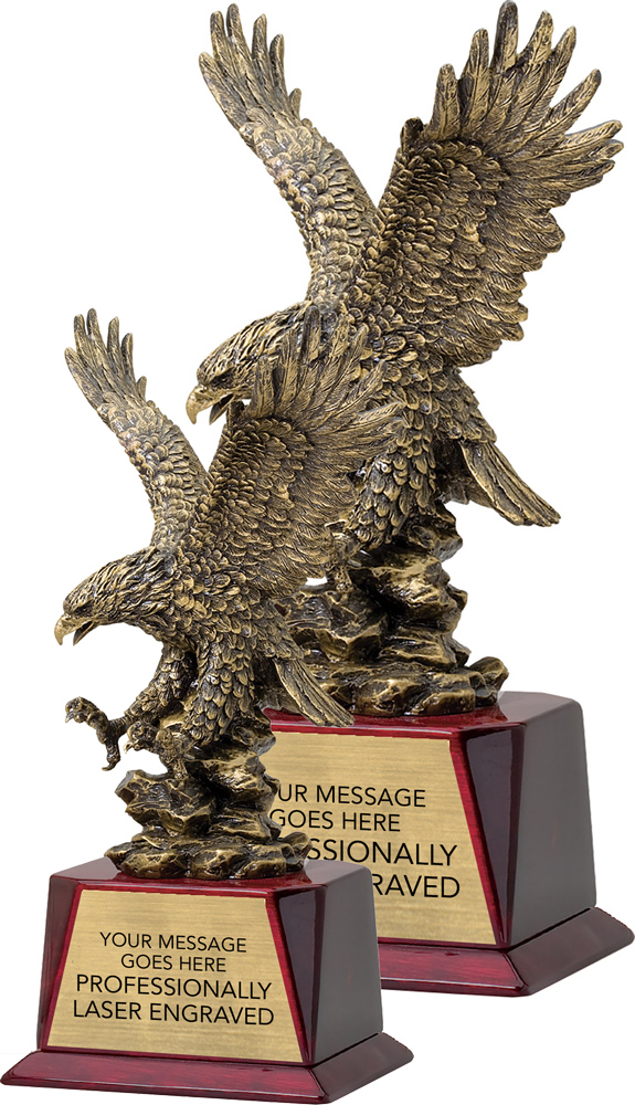 Gold Resin Eagle Trophies