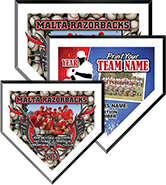 Full Color Home Plate Photo Plaques