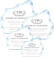 Sapphire Acrylic Iceberg Awards