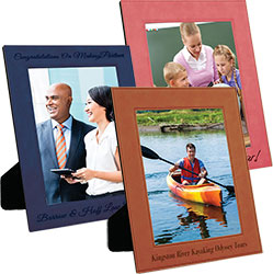 10.75 x 12.75 Laserable Leatherette Picture Frames