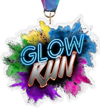 Glow Run Colorix-M Acrylic Medals