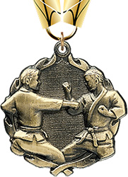 Martial Arts Wreath Medal
