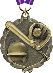 Softball Wreath Medal