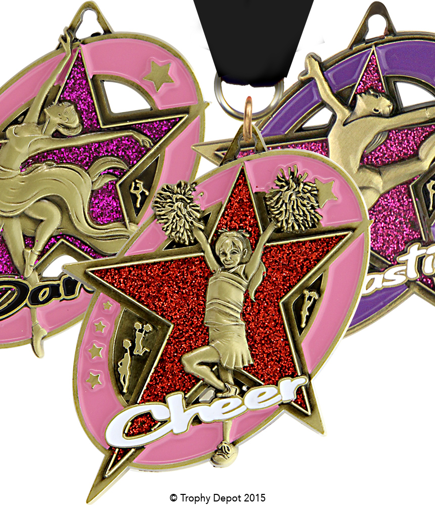 Saturn Glimmer Medals - Cheer, Dance & Gymnastics