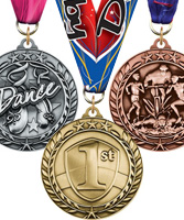 1.75 inch Dimensional Medals