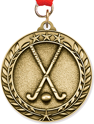Field Hockey Dimensional Medal