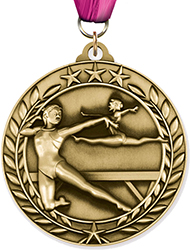 Gymnastics Female Dimensional Medal
