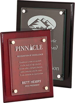 Floating Acrylic Plaques - Engraved