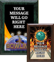 Bowling ColorPlate Plaques