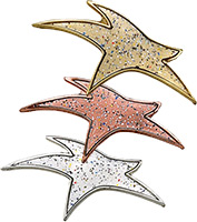 Sparkle Modern Star Pins