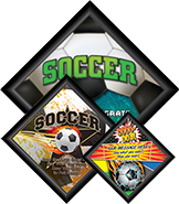 Soccer Diamond Plaques