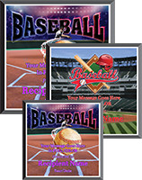 Baseball Square Graphix Plaques