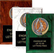 Basketball Motion Extreme Color Plaques- Male