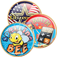 Exclusive 3D Glitter Dome Ultra-Pins