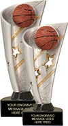 Basketball Banner Resin 3D Sport Trophies