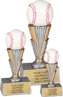 Zenith Baseball Resin Trophies