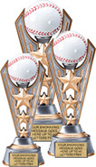 Baseball Triple-Star Victory Resin Trophies