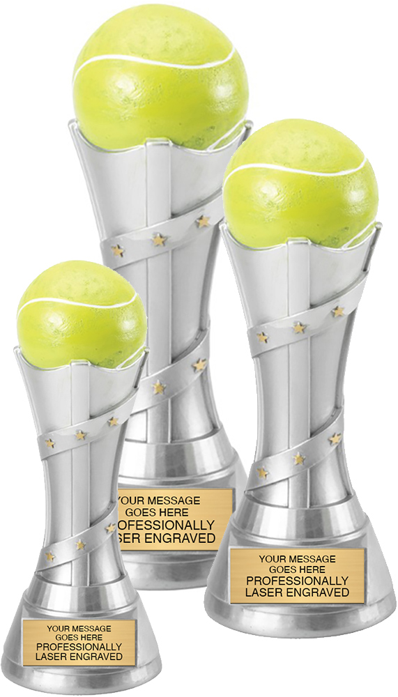 Tennis Victory Tower Resin Sculptures 