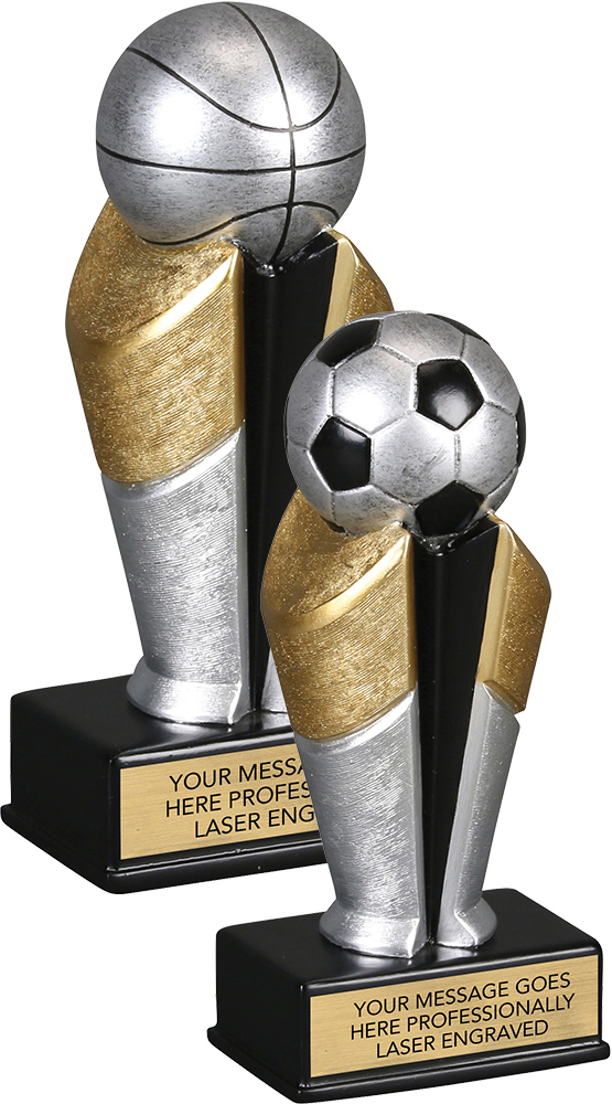 team lot of 9 female soccer trophies award pewter finish cup 