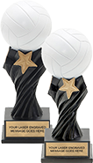 Volleyball Twister Resin Trophies