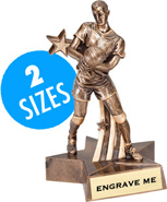 Volleyball Superstar Resin Trophies [Male]