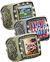 Custom Full Color Championship Rings.