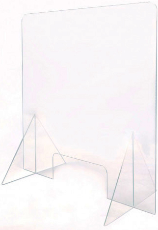 Acrylic Self Standing Barriers / Sneeze Guards