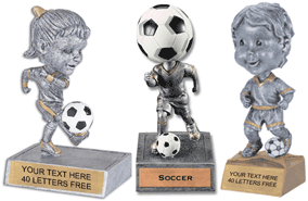 Soccer Bobblehead Resin Trophies
