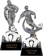 Soccer Motion Xtreme Resin Trophies