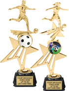 Soccer Star Fire Trophies