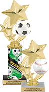 Shooting Star Spinning Trophies