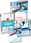 Swimming Vibrix Acrylic Awards [1 inch thick]