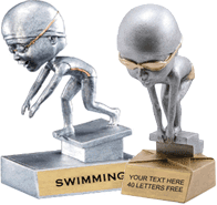 Swimming Bobblehead Trophies