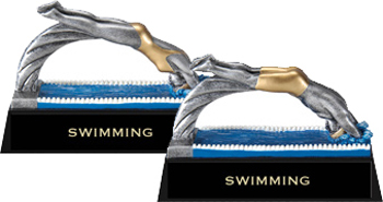 Swimming Xtreme Resin Trophies