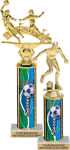 Glow in the Dark Exclusive Soccer Ultra-Wave Trophies