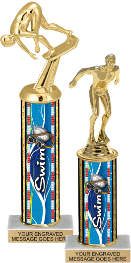 Glow in the Dark Exclusive Swimming Ultra-Wave Trophies